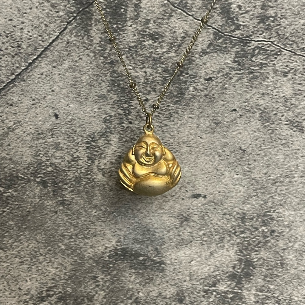 Gold Buddha Necklace